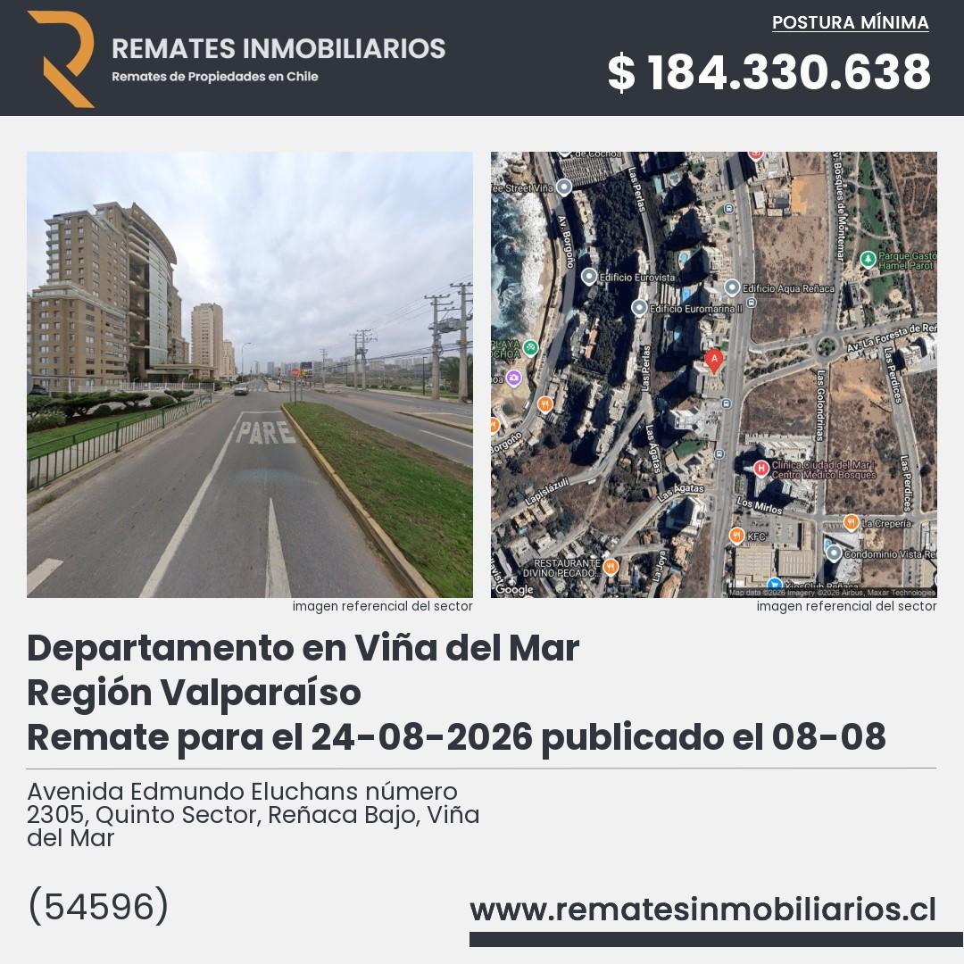 Imagen ficha Avenida Edmundo Eluchans número 2305, Quinto Sector, Reñaca Bajo, Viña del Mar