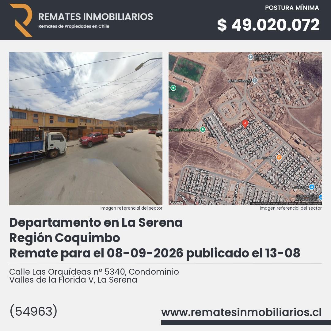 Imagen ficha Calle Las Orquídeas nº 5340, Condominio Valles de la Florida V, La Serena