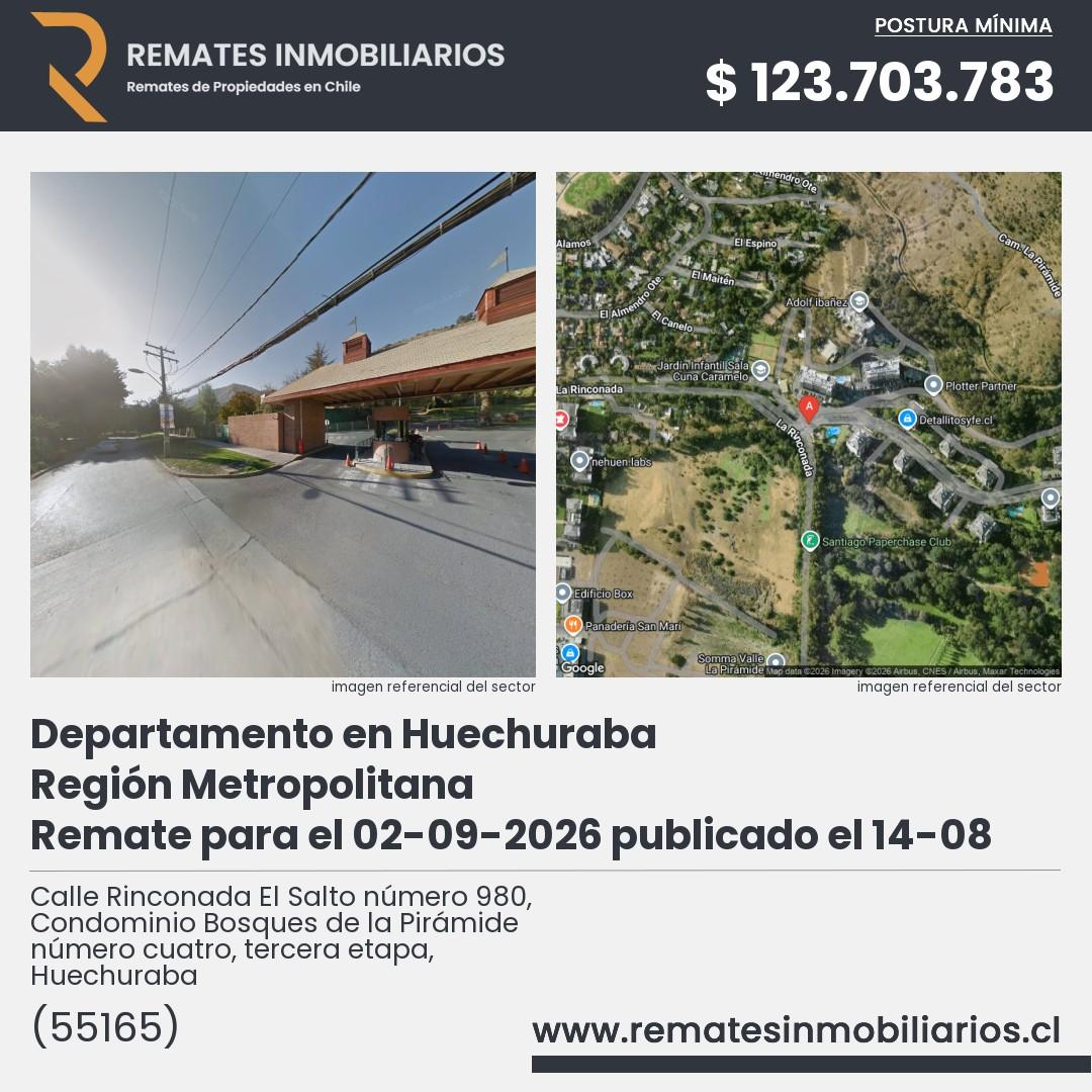 Imagen ficha Calle Rinconada El Salto número 980, Condominio Bosques de la Pirámide número cuatro, tercera etapa, Huechuraba