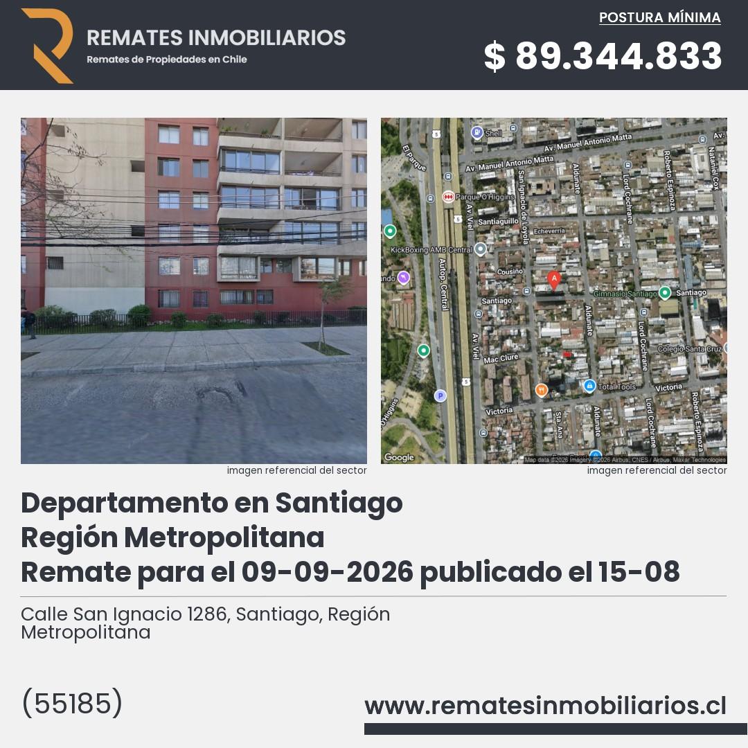 Imagen ficha Calle San Ignacio 1286, Santiago, Región Metropolitana