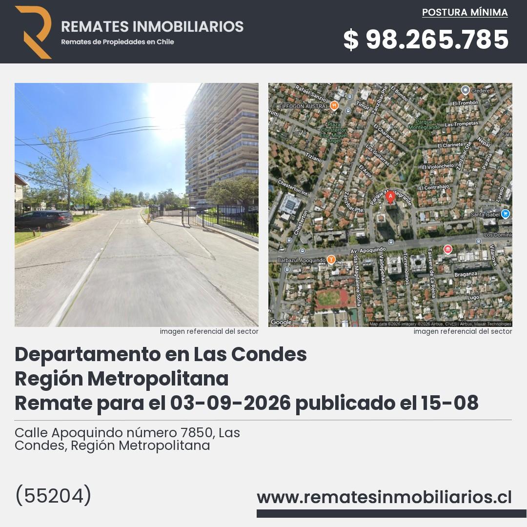 Imagen ficha Calle Apoquindo número 7850, Las Condes, Región Metropolitana