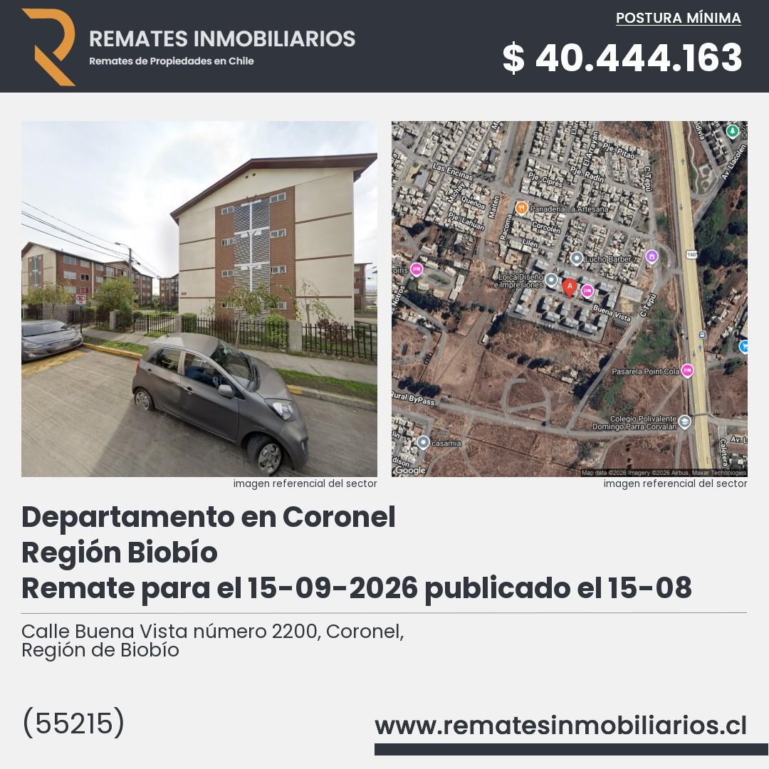 Imagen ficha Calle Buena Vista número 2200, Coronel, Región de Biobío