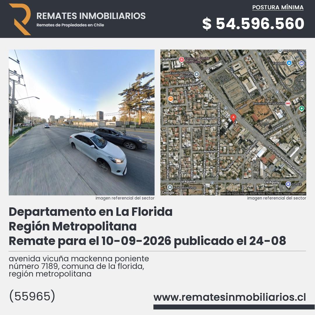 Imagen ficha avenida vicuña mackenna poniente número 7189, comuna de la florida, región metropolitana