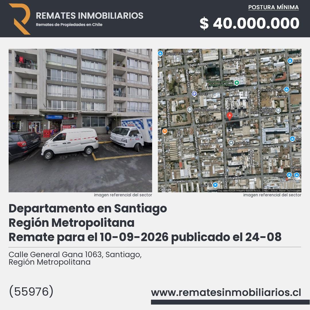 Imagen ficha Calle General Gana 1063, Santiago, Región Metropolitana