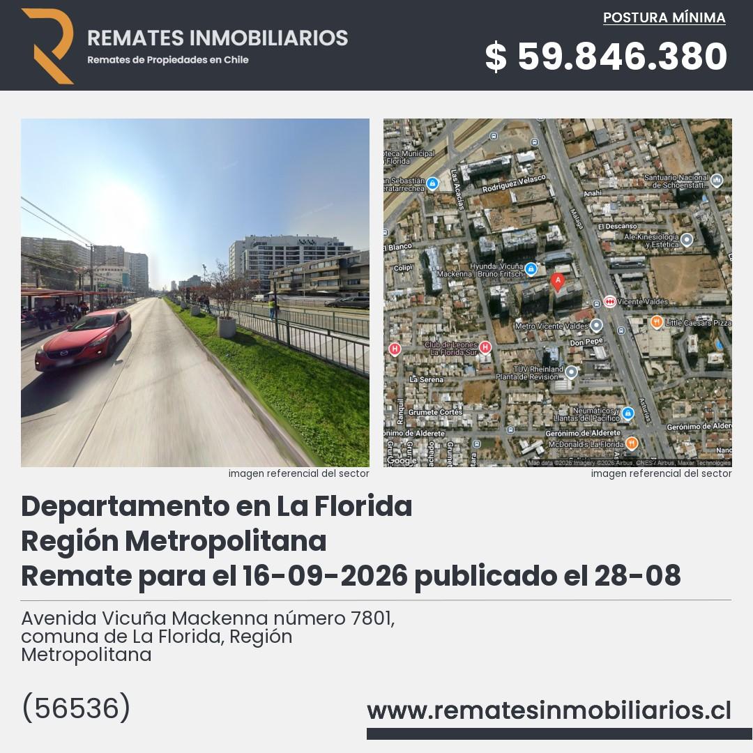 Imagen ficha Avenida Vicuña Mackenna número 7801, comuna de La Florida, Región Metropolitana
