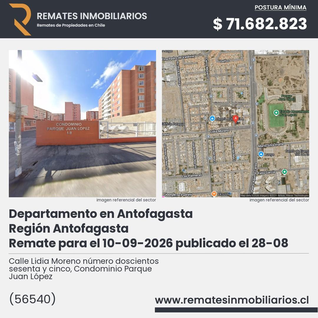 Imagen ficha Calle Lidia Moreno número doscientos sesenta y cinco, Condominio Parque Juan López