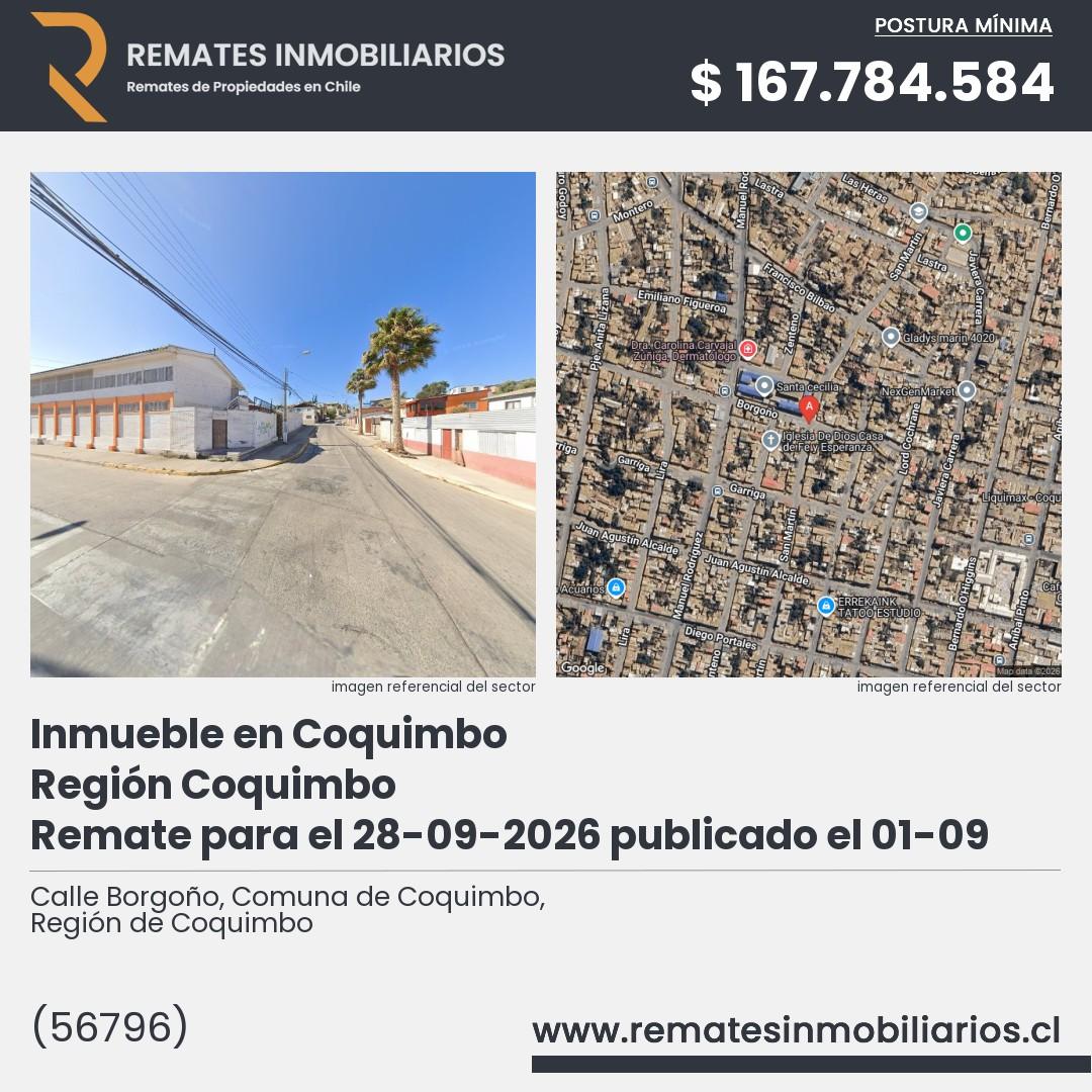 Imagen ficha Calle Borgoño, Comuna de Coquimbo, Región de Coquimbo