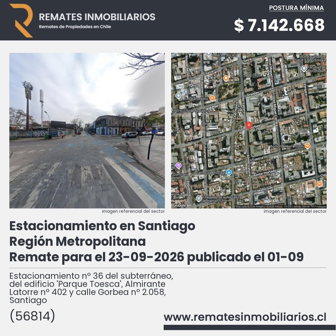 Imagen ficha Estacionamiento nº 36 del subterráneo, del edificio 