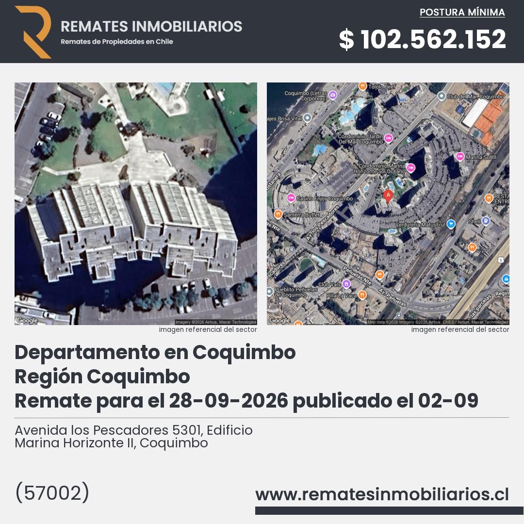 Imagen ficha Avenida los Pescadores 5301, Edificio Marina Horizonte II, Coquimbo
