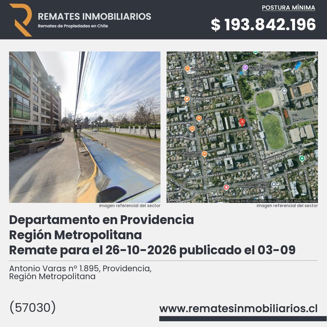 Imagen ficha Antonio Varas nº 1.895, Providencia, Región Metropolitana