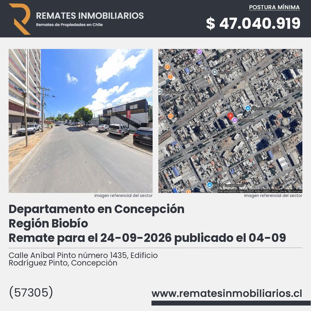Imagen ficha Calle Aníbal Pinto número 1435, Edificio Rodríguez Pinto, Concepción