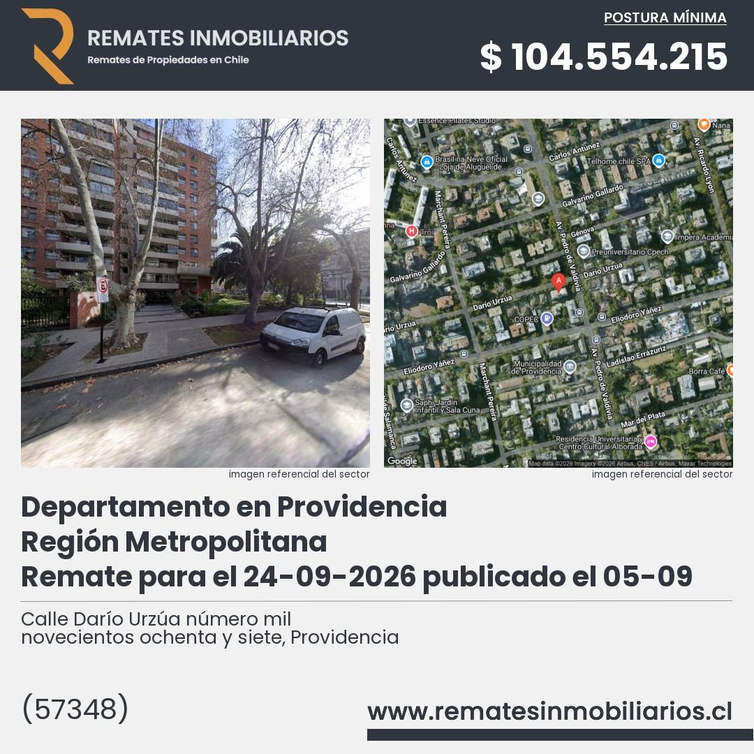 Imagen ficha Calle Darío Urzúa número mil novecientos ochenta y siete, Providencia