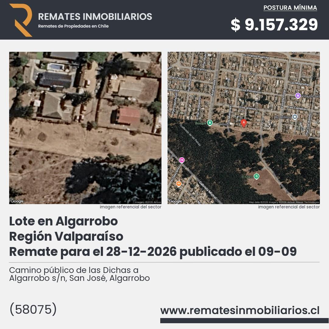 Imagen ficha Camino público de las Dichas a Algarrobo s/n, San José, Algarrobo