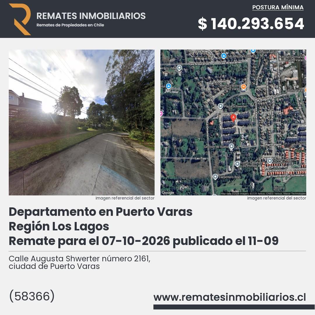 Imagen ficha Calle Augusta Shwerter número 2161, ciudad de Puerto Varas