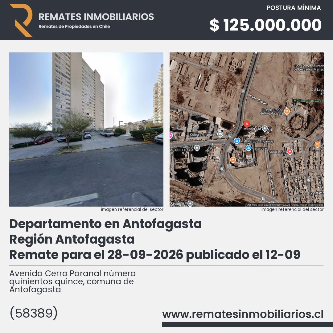 Imagen ficha Avenida Cerro Paranal número quinientos quince, comuna de Antofagasta