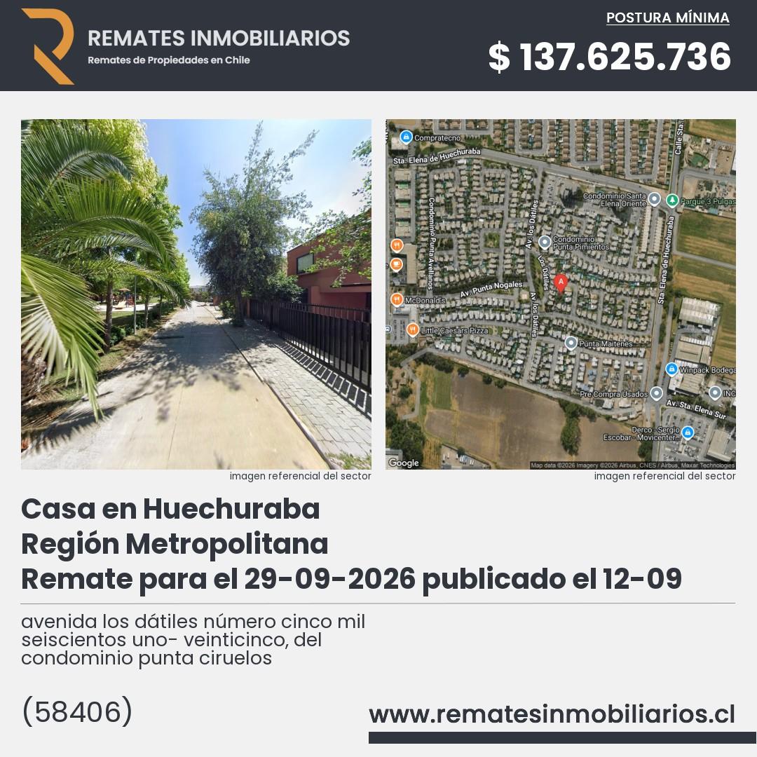 Imagen ficha avenida los dátiles número cinco mil seiscientos uno- veinticinco, del condominio punta ciruelos