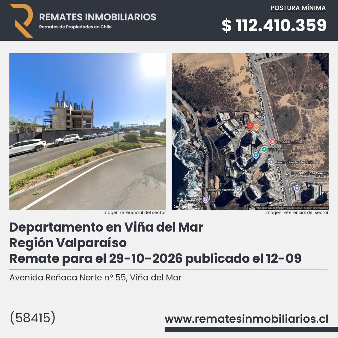 Imagen ficha Avenida Reñaca Norte nº 55, Viña del Mar