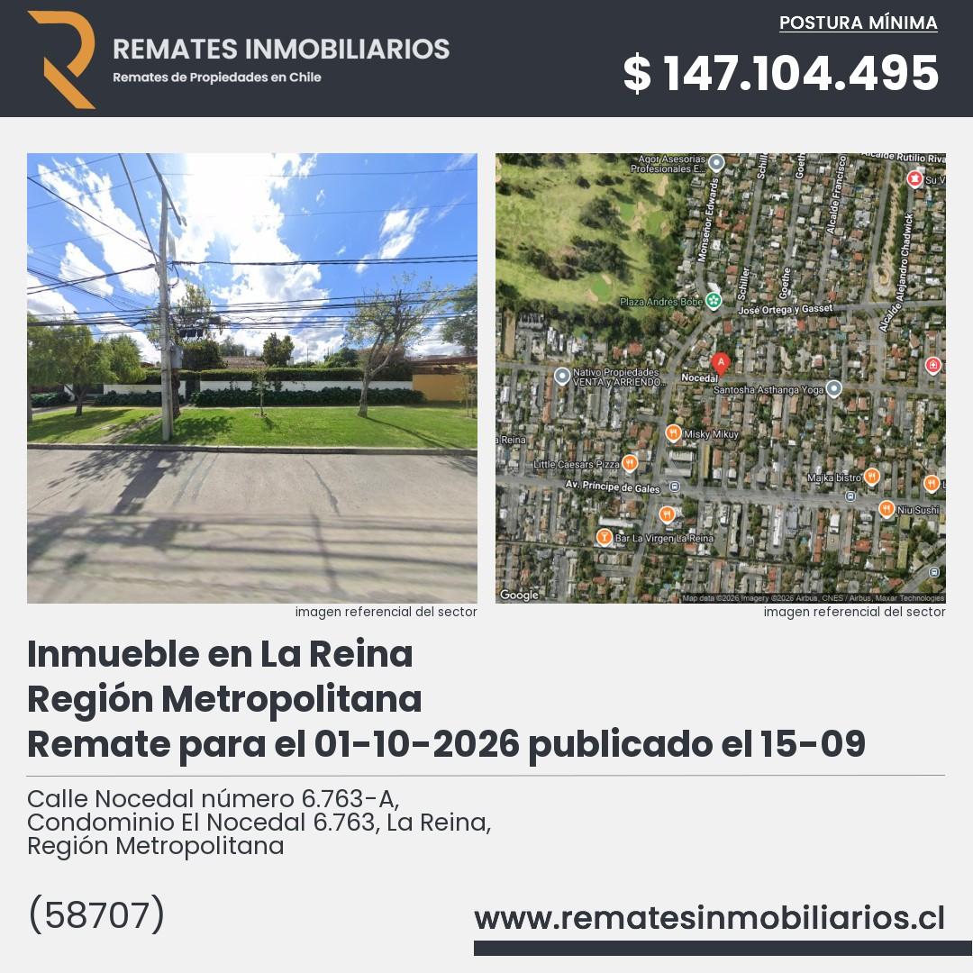 Imagen ficha Calle Nocedal número 6.763-A, Condominio El Nocedal 6.763, La Reina, Región Metropolitana