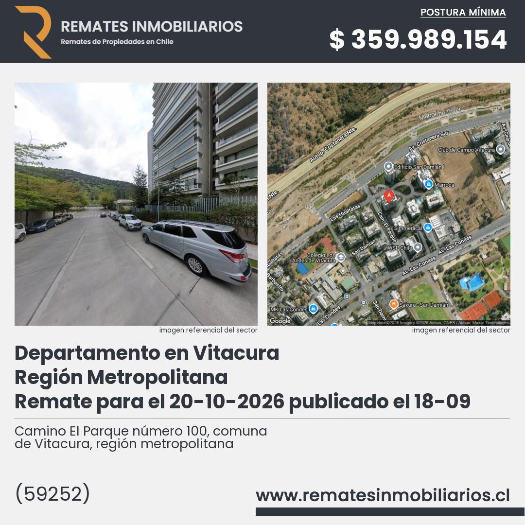 Imagen ficha Camino El Parque número 100, comuna de Vitacura, región metropolitana
