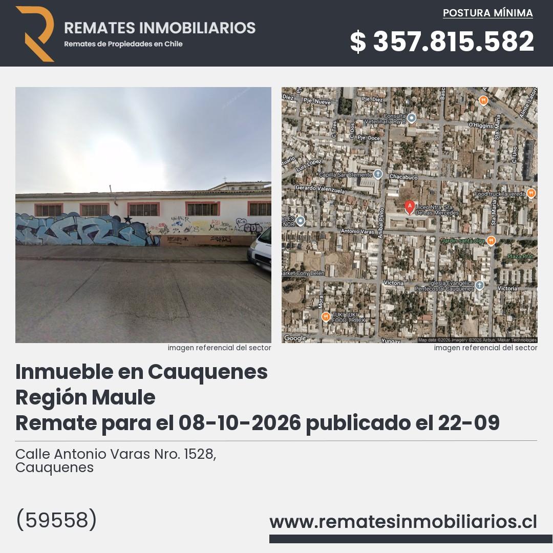 Imagen ficha Calle Antonio Varas Nro. 1528, Cauquenes