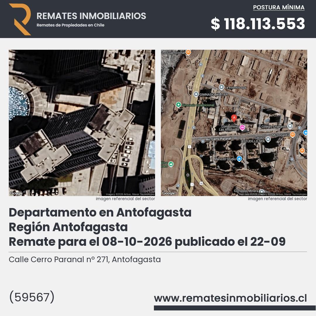 Imagen ficha Calle Cerro Paranal nº 271, Antofagasta