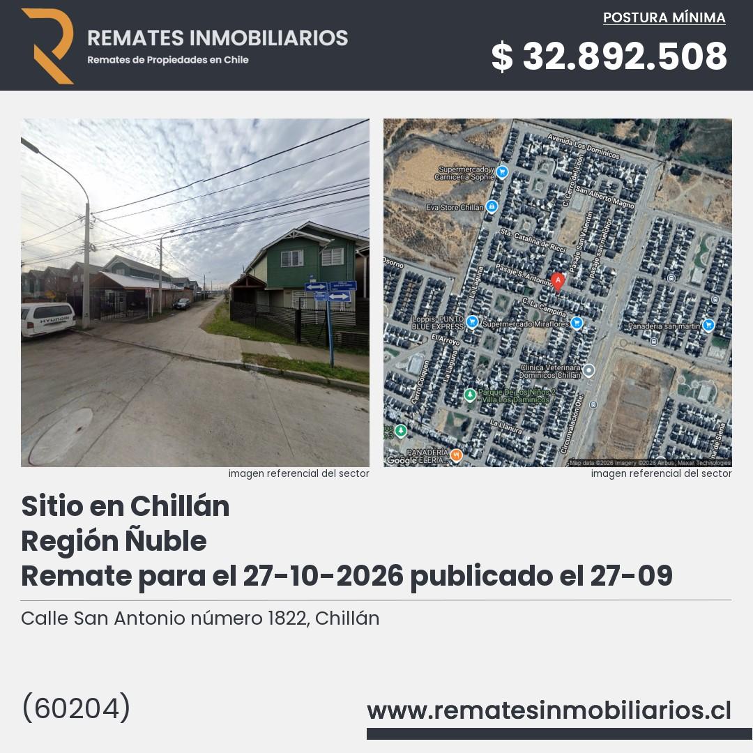 Imagen ficha Calle San Antonio número 1822, Chillán