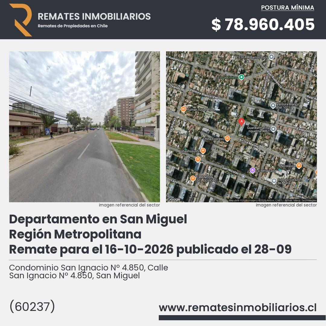Imagen ficha Condominio San Ignacio Nº 4.850, Calle San Ignacio Nº 4.850, San Miguel
