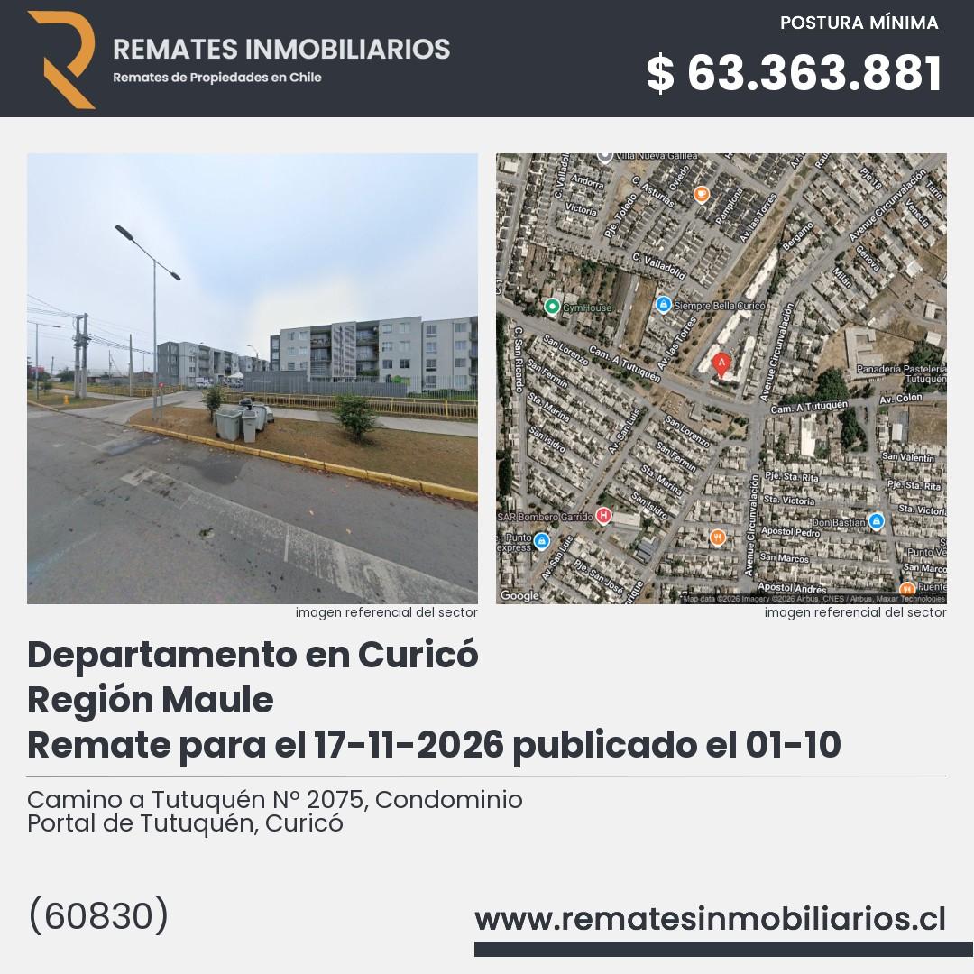 Imagen ficha Camino a Tutuquén Nº 2075, Condominio Portal de Tutuquén, Curicó