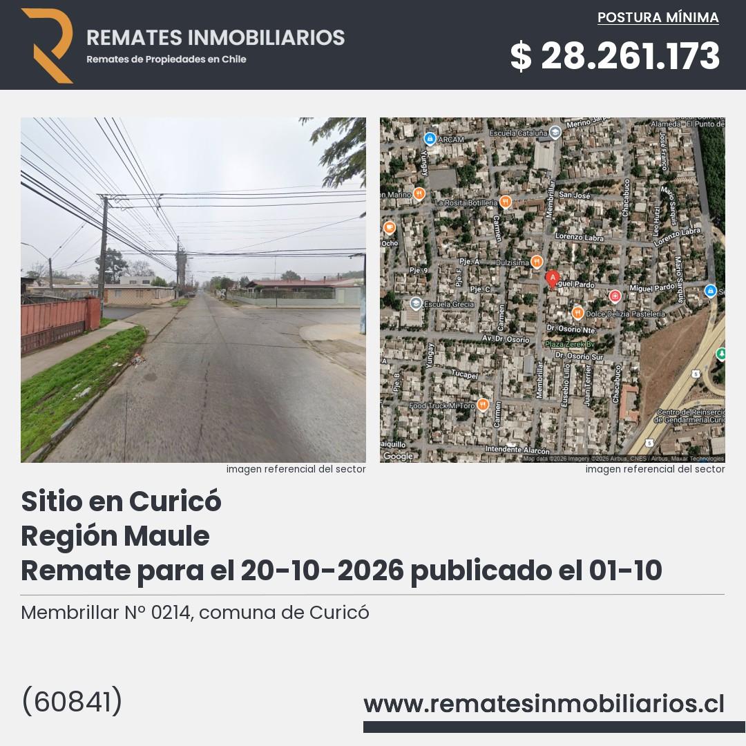 Imagen ficha Membrillar Nº 0214, comuna de Curicó