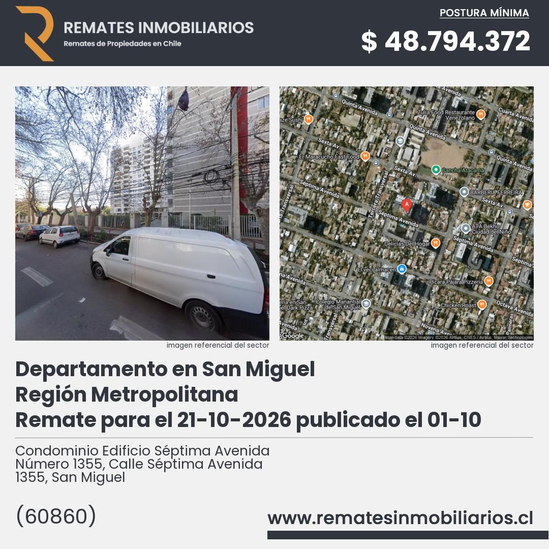 Imagen ficha Condominio Edificio Séptima Avenida Número 1355, Calle Séptima Avenida 1355, San Miguel