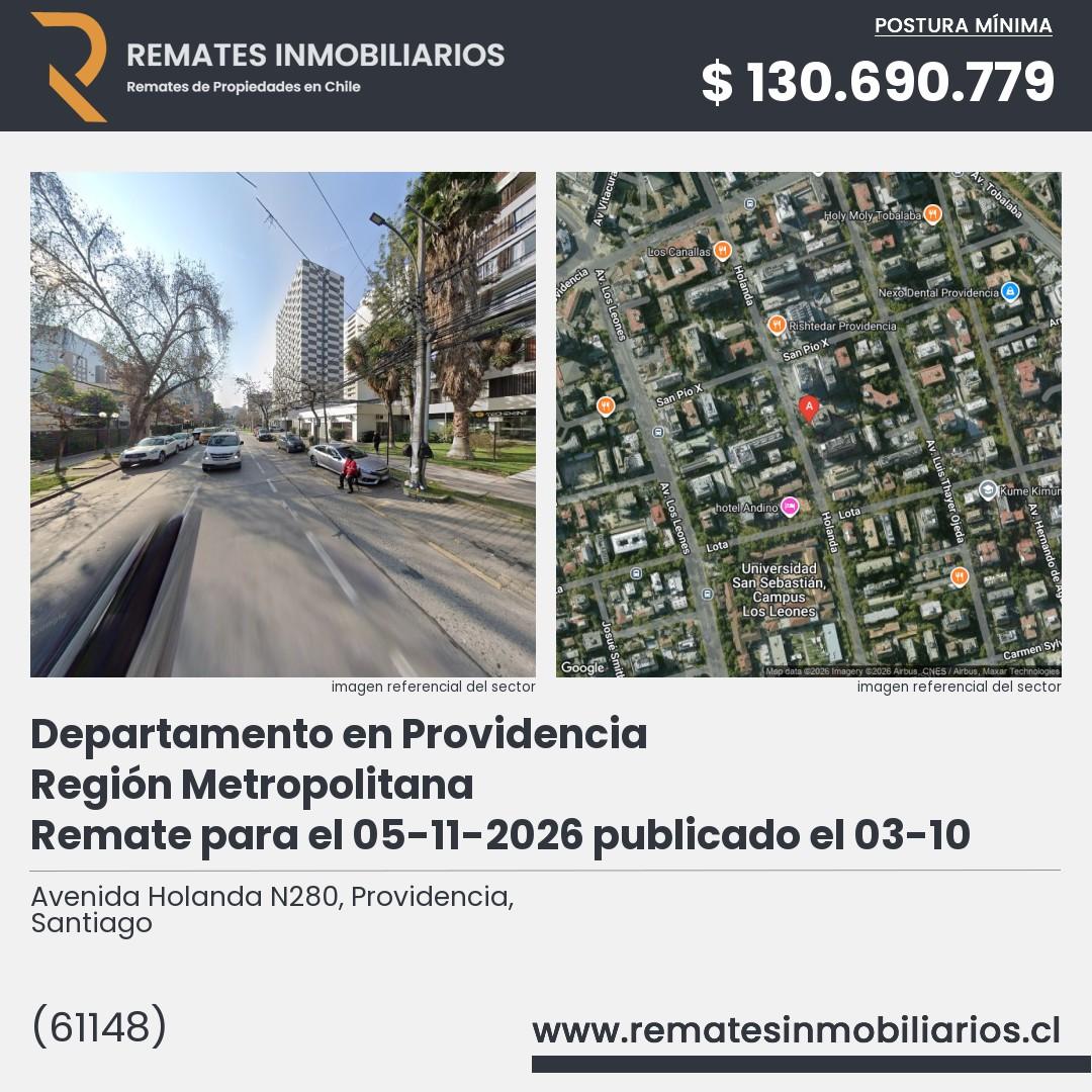 Imagen ficha Avenida Holanda N280, Providencia, Santiago