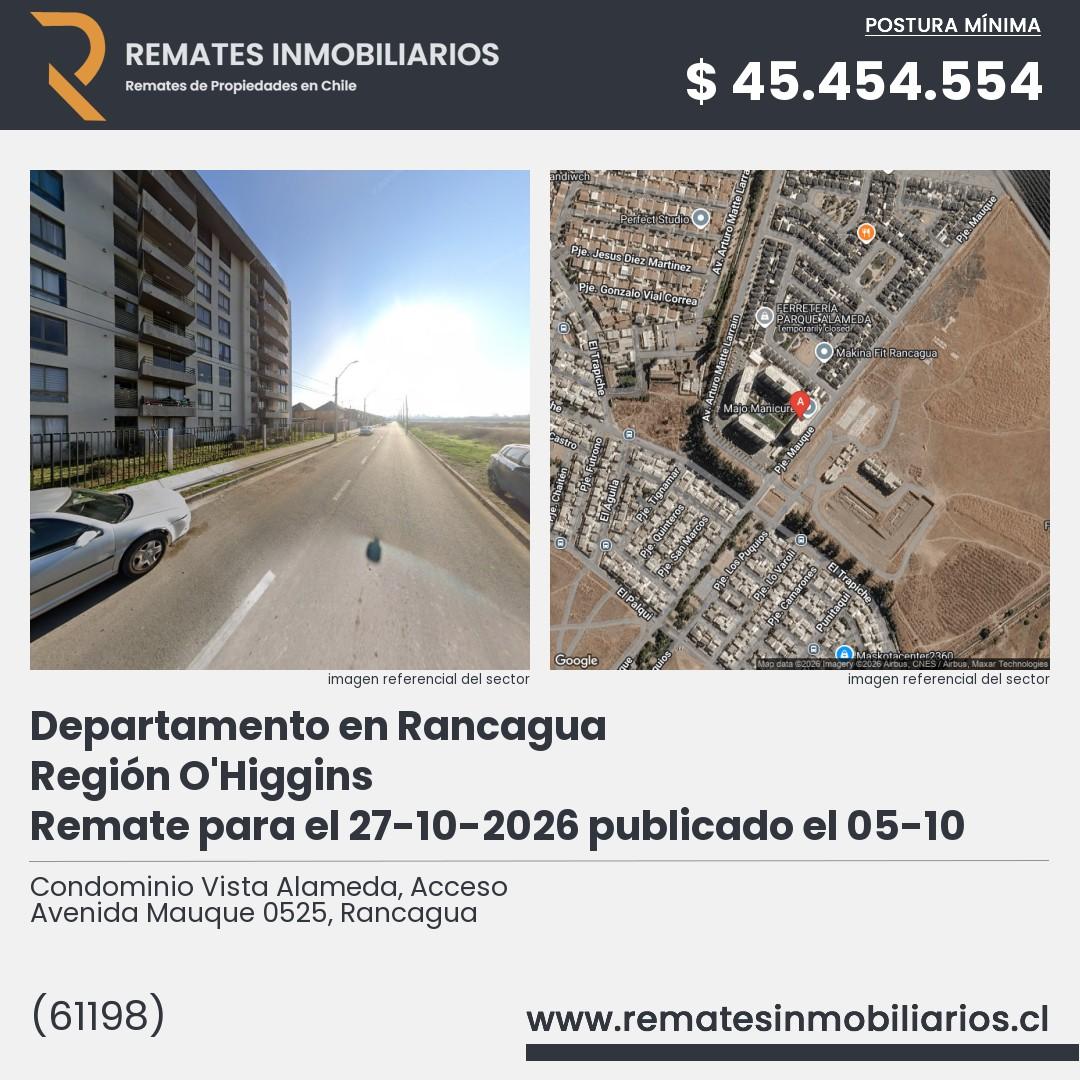 Imagen ficha Condominio Vista Alameda, Acceso Avenida Mauque 0525, Rancagua