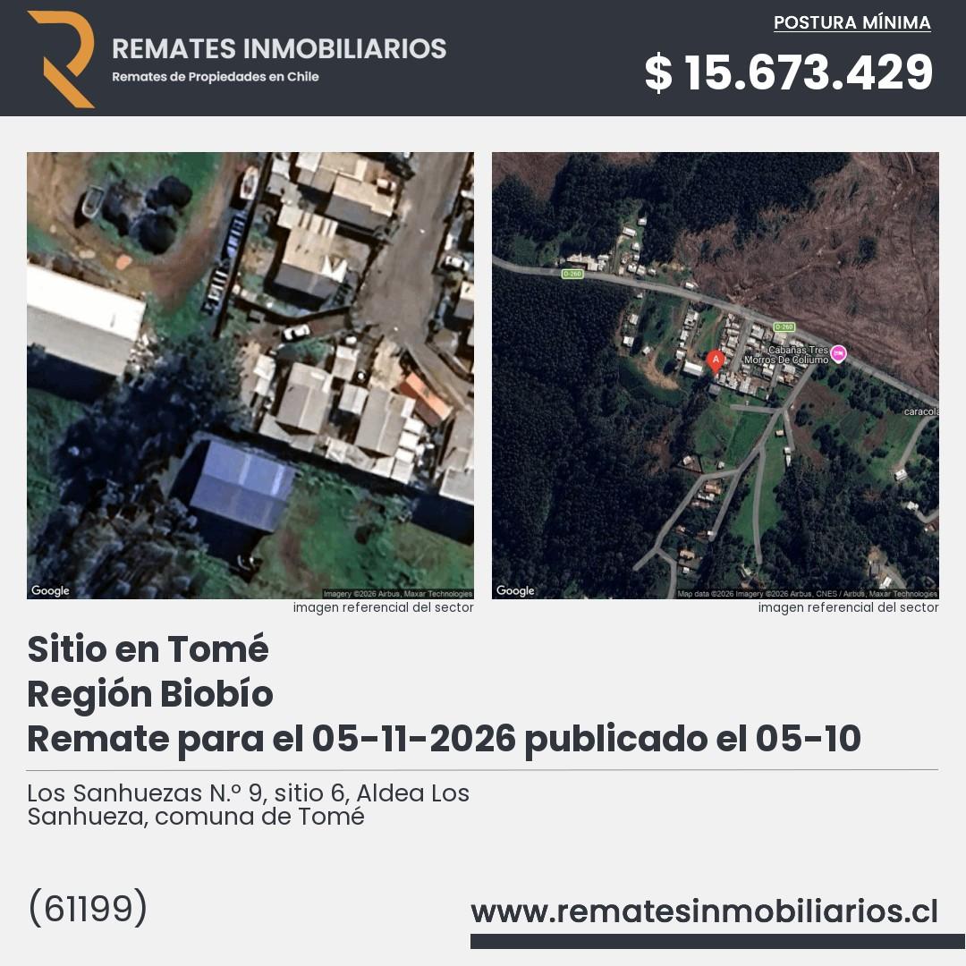 Imagen ficha Los Sanhuezas N.º 9, sitio 6, Aldea Los Sanhueza, comuna de Tomé
