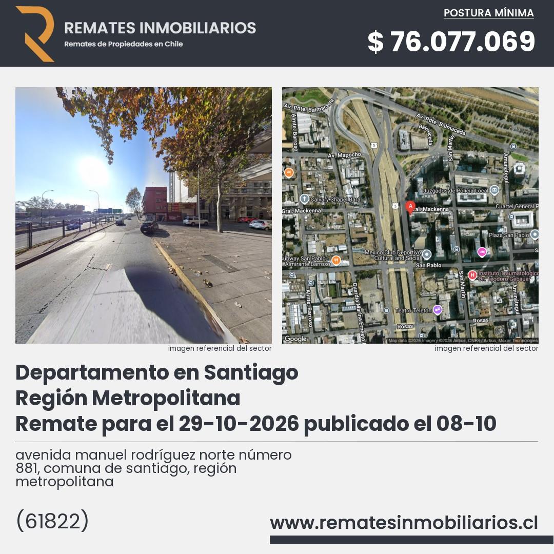 Imagen ficha avenida manuel rodríguez norte número 881, comuna de santiago, región metropolitana