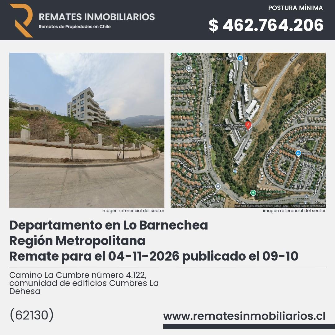 Imagen ficha Camino La Cumbre número 4.122, comunidad de edificios Cumbres La Dehesa