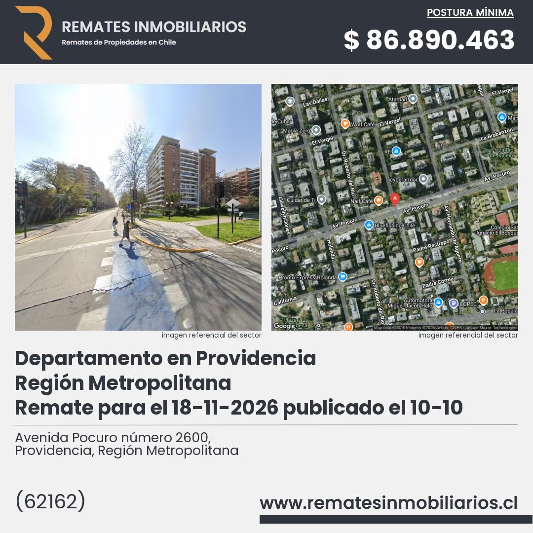 Imagen ficha Avenida Pocuro número 2600, Providencia, Región Metropolitana