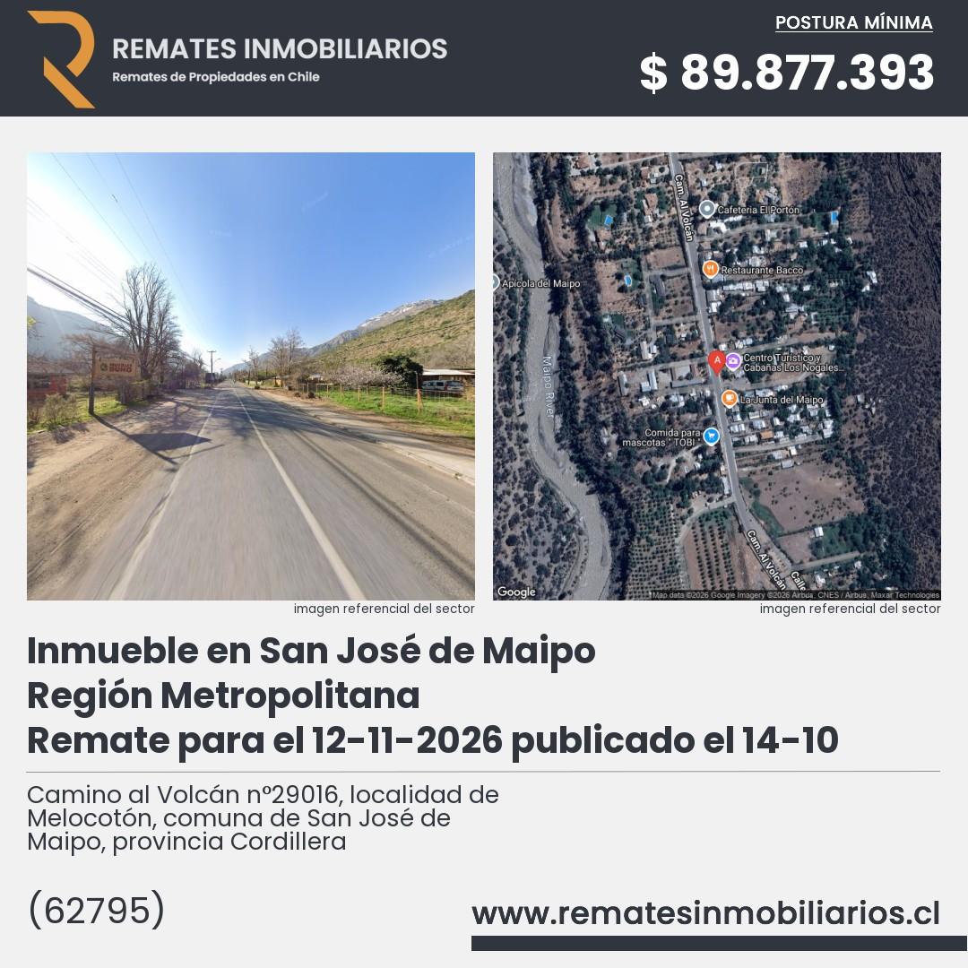Imagen ficha Camino al Volcán n°29016, localidad de Melocotón, comuna de San José de Maipo, provincia Cordillera