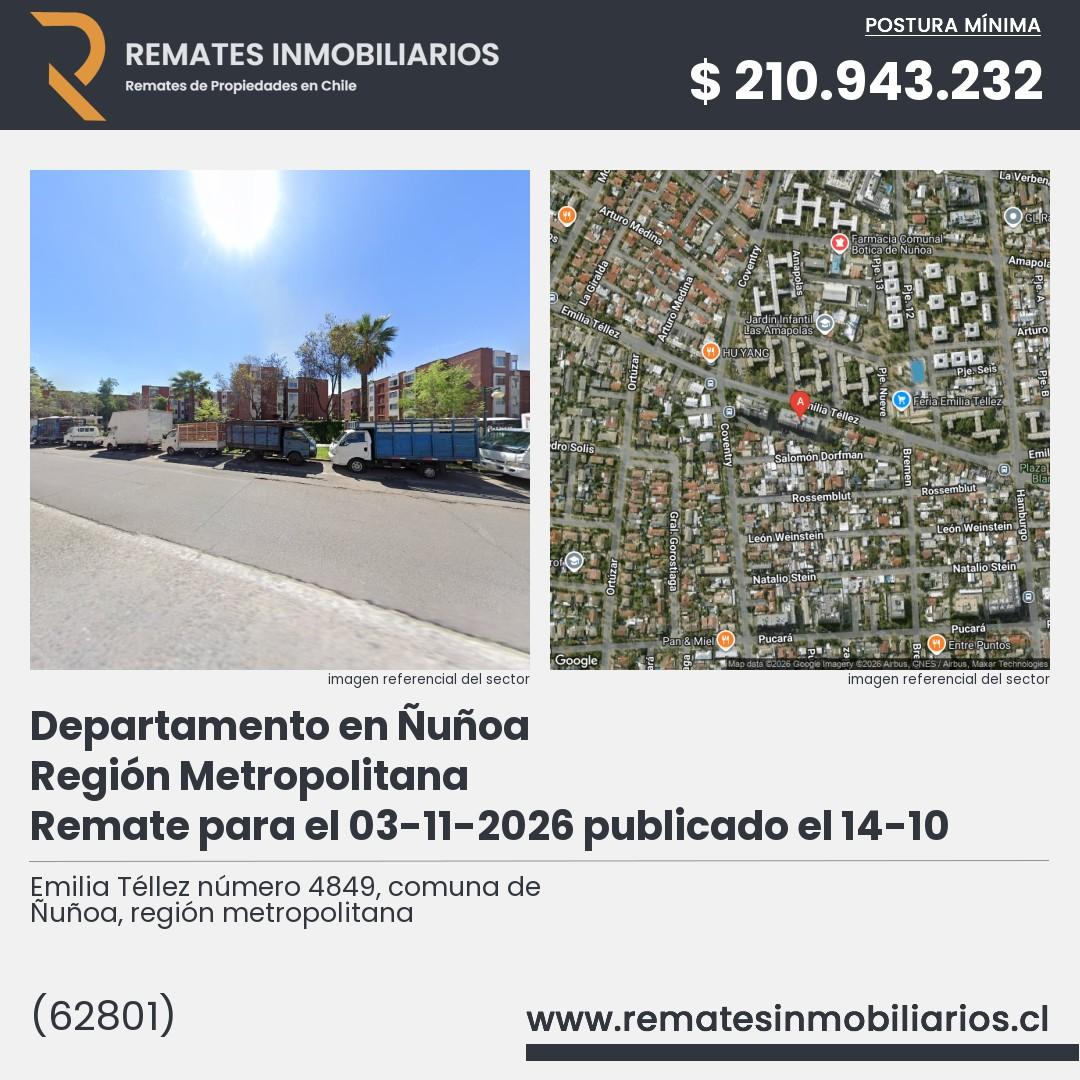 Imagen ficha Emilia Téllez número 4849, comuna de Ñuñoa, región metropolitana