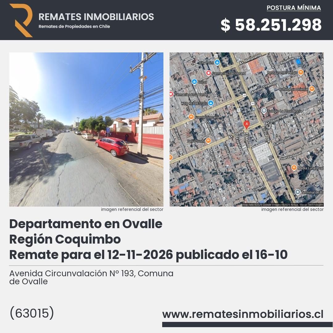 Imagen ficha Avenida Circunvalación Nº 193, Comuna de Ovalle