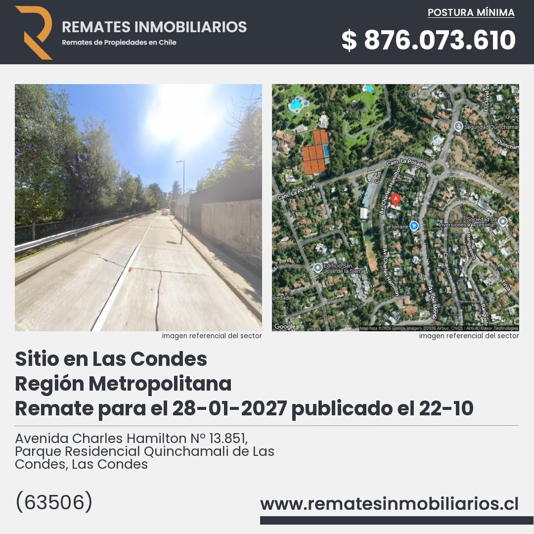 Imagen ficha Avenida Charles Hamilton Nº 13.851, Parque Residencial Quinchamali de Las Condes, Las Condes