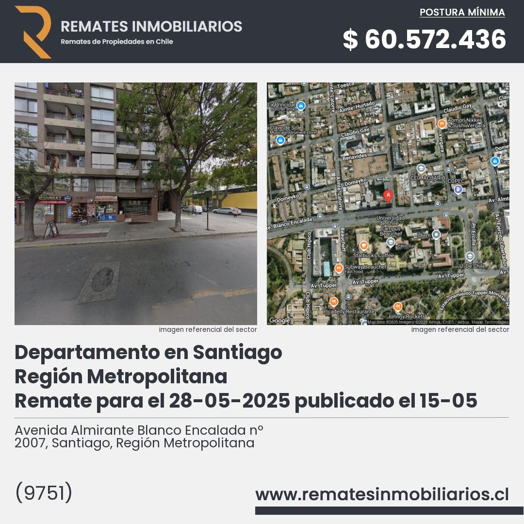 Imagen ficha Avenida Almirante Blanco Encalada nº 2007, Santiago, Región Metropolitana