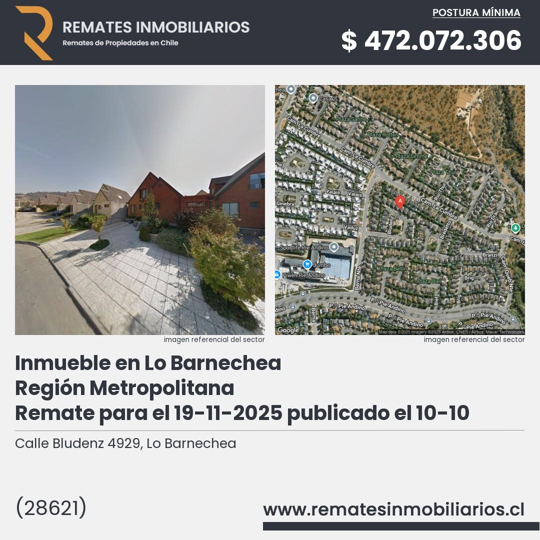 Imagen ficha Calle Bludenz 4929, Lo Barnechea