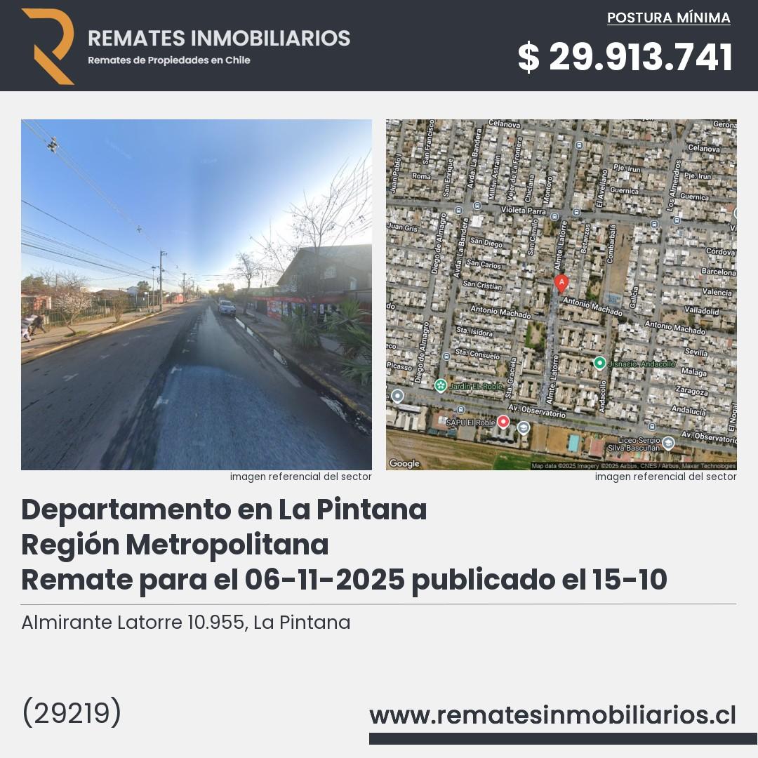 Imagen ficha Almirante Latorre 10.955, La Pintana