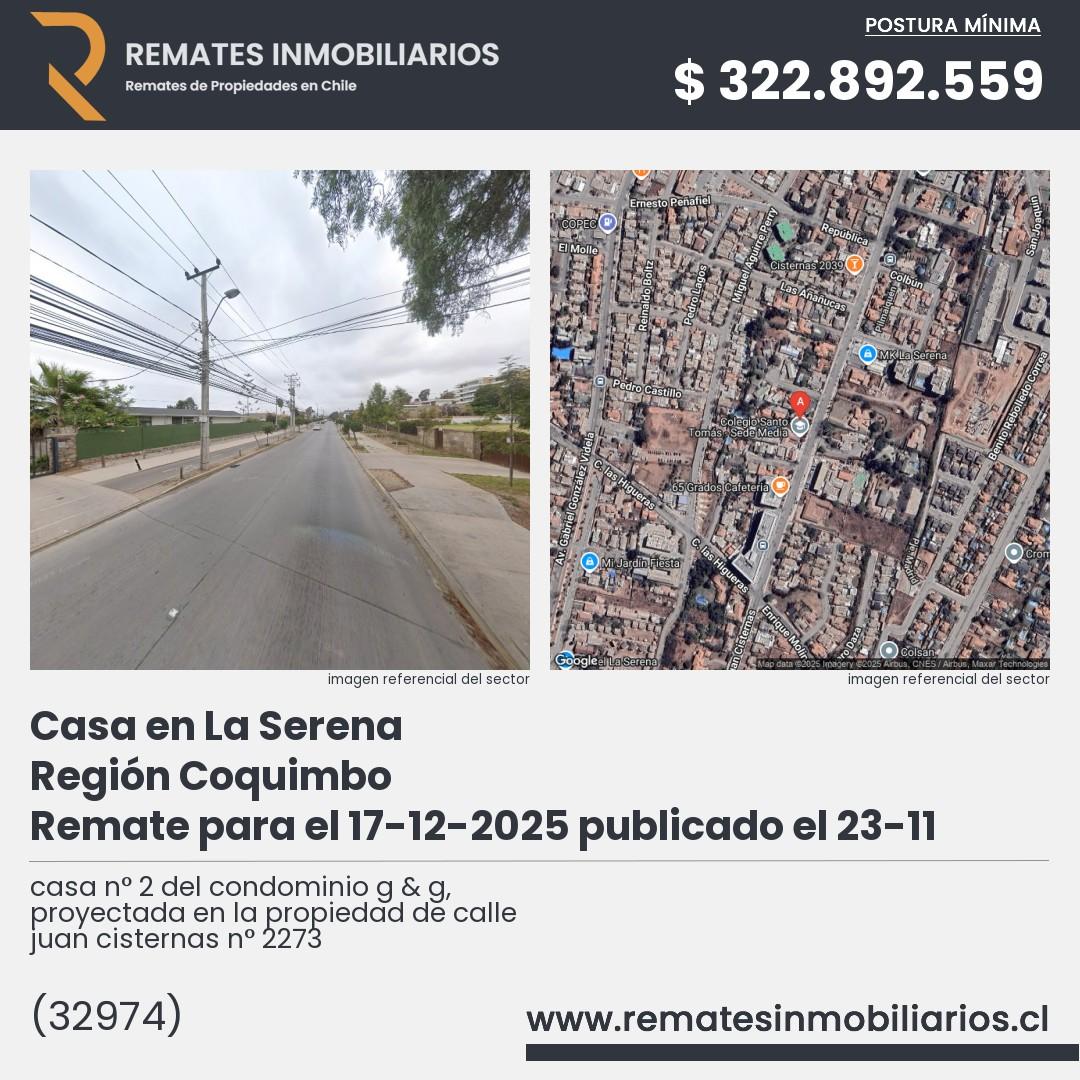 Imagen ficha casa n° 2 del condominio g & g, proyectada en la propiedad de calle juan cisternas n° 2273