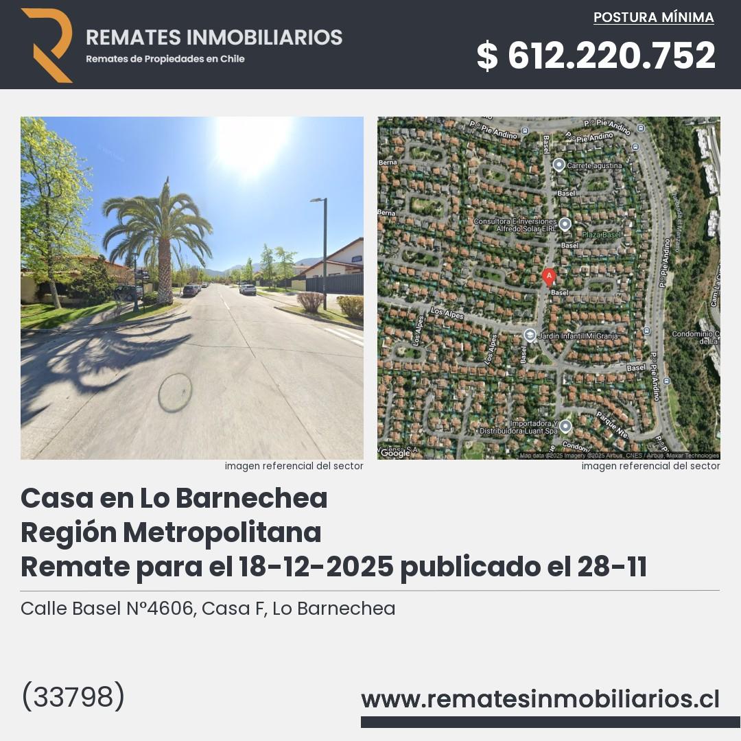 Imagen ficha Calle Basel N°4606, Casa F, Lo Barnechea