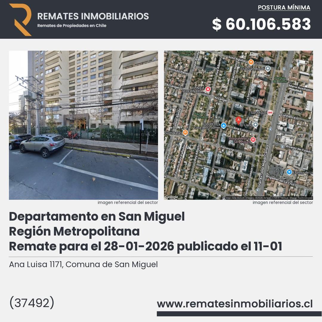 Imagen ficha Ana Luisa 1171, Comuna de San Miguel