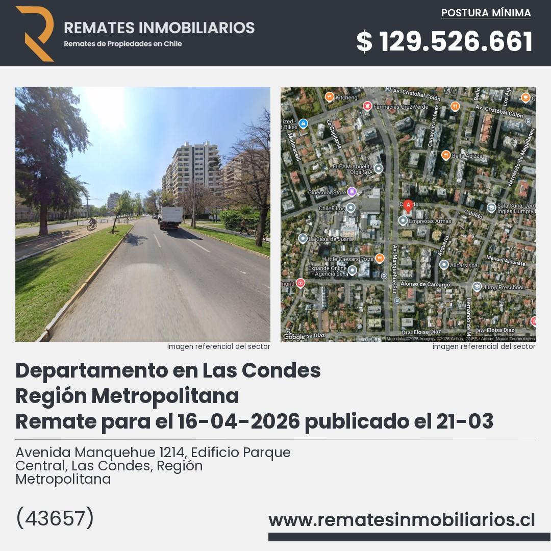 Imagen ficha Avenida Manquehue 1214, Edificio Parque Central, Las Condes, Región Metropolitana