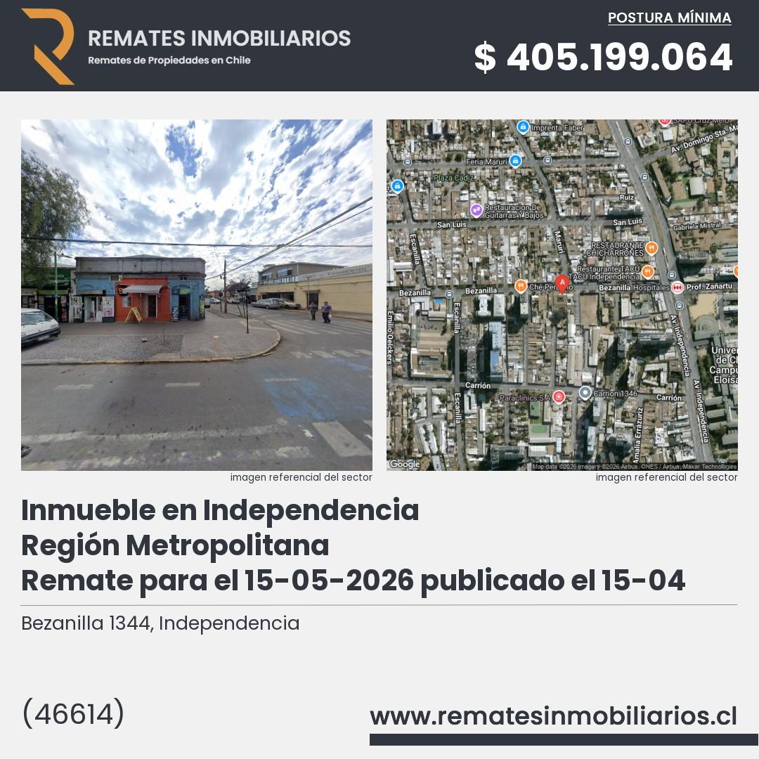 Imagen ficha Bezanilla 1344, Independencia