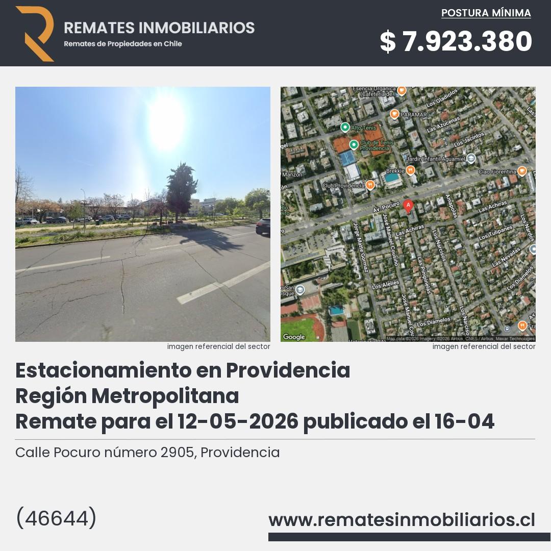 Imagen ficha Calle Pocuro número 2905, Providencia