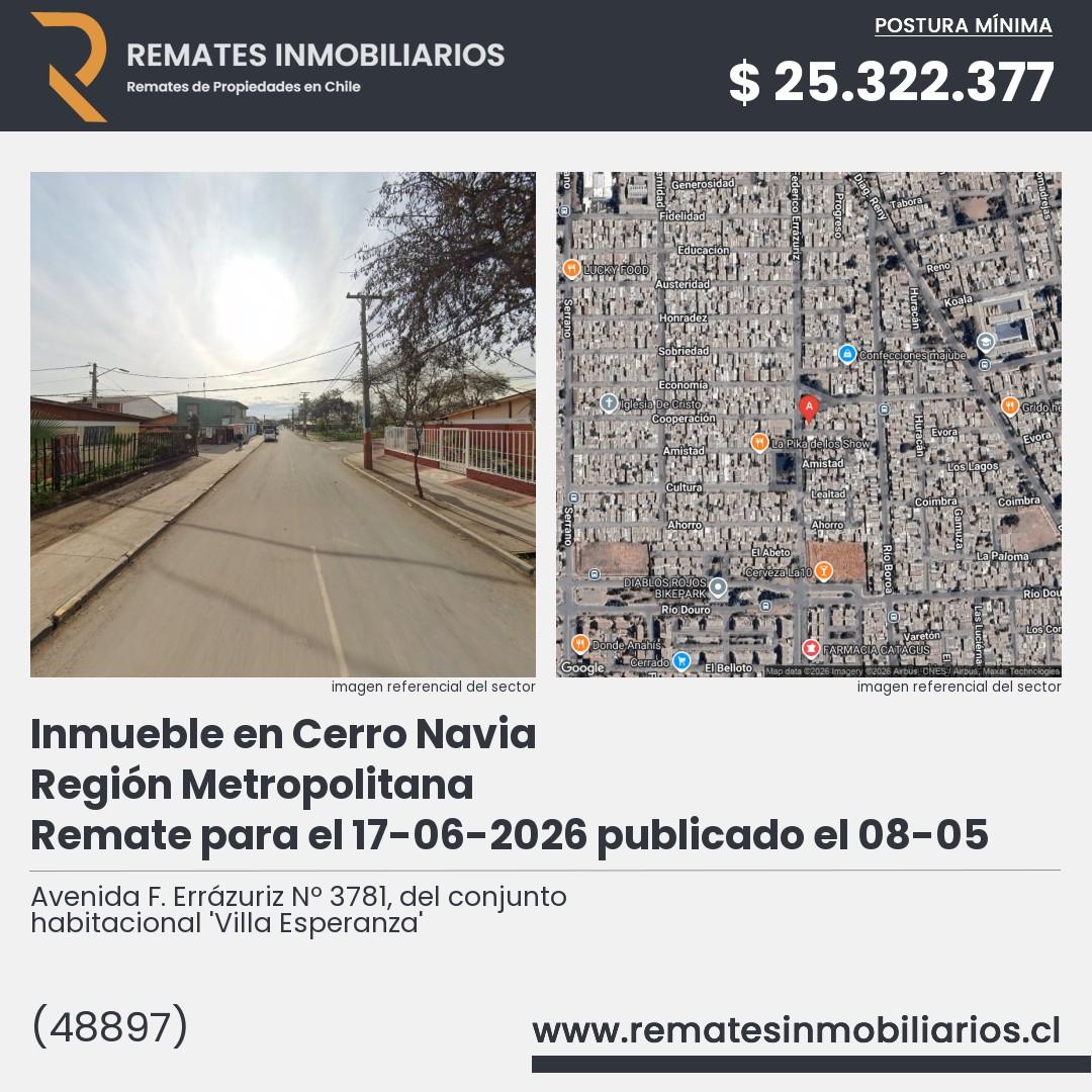 Imagen ficha Avenida F. Errázuriz Nº 3781, del conjunto habitacional